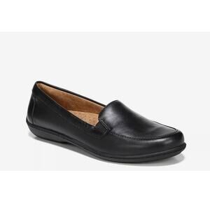 Soul by Naturalizer Women's Kacy Loafer Black Leather Sz 7 Wide NIB Arch Support